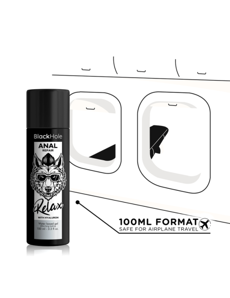BLACK HOLE - ANAL REPAIR WATER BASED RELAX WITH HYALURON 100 ML