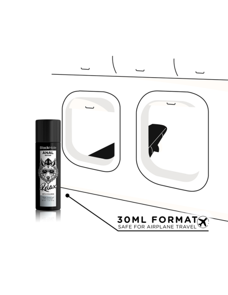BLACK HOLE - ANAL REPAIR WATER BASED RELAX WITH HYALURON 30 ML