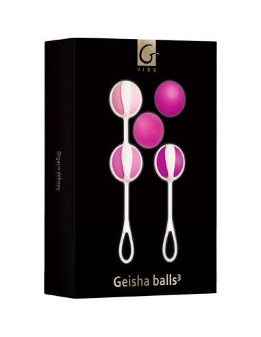 GVIBE - SET 5 GEISHA BALLS3 ROSA