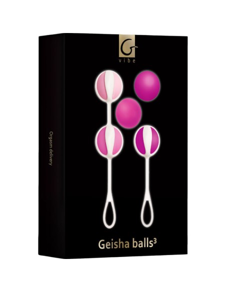 GVIBE - SET 5 GEISHA BALLS3 ROSA