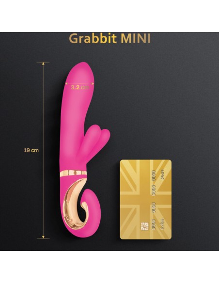 GVIBE - GRABBIT MINI VIBRADOR SILICIONA ROSA
