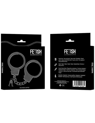 FETISH SUBMISSIVE - ESPOSAS DE METAL PARA MANOS...