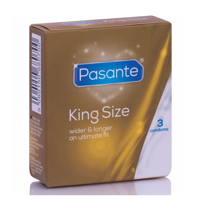 PASANTE PRESERVATIVOS KING MÁS LARGOS Y ANCHOS...
