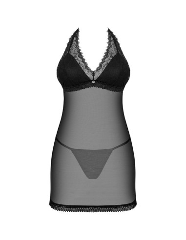 OBSESSIVE - MEDILLA CHEMISE  TANGA XS/S