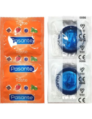 PASANTE - PRESERVATIVO SABOR ARANDANO BOLSA 144...