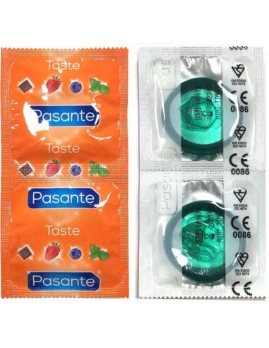 PASANTE - PRESERVATIVO SABOR MENTA BOLSA 144...