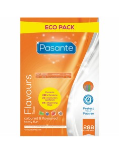 PASANTE - PRESERVATIVO ECO PACK SABORES BOLSA 288 UNIDADES