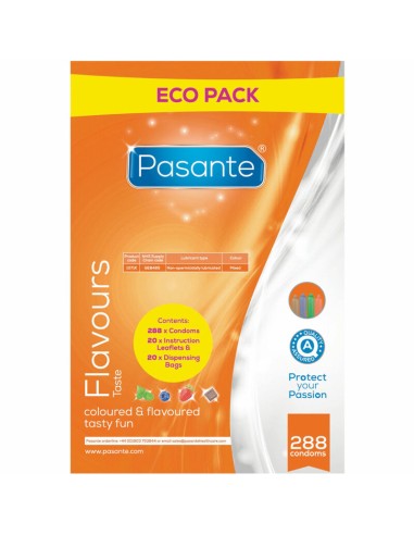 PASANTE - PRESERVATIVO ECO PACK SABORES BOLSA...