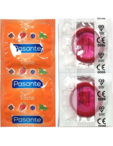 PASANTE - PRESERVATIVO SABOR FRESA BOLSA 144...