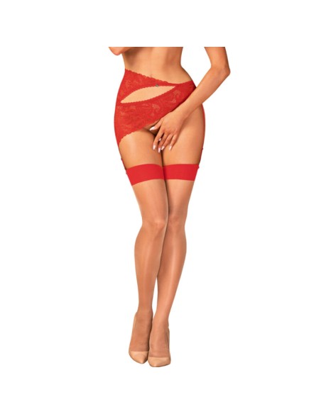 OBSESSIVE - S814 MEDIAS ROJA S/M