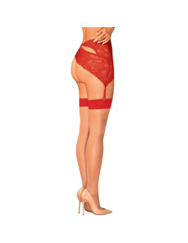 OBSESSIVE - S814 MEDIAS ROJA S/M