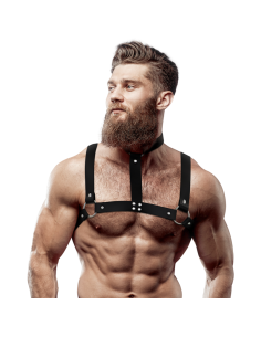 FETISH SUBMISSIVE ATTITUDE - ARNÉS AJUSTABLE ECOPIEL...