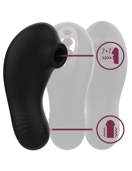 RITHUAL - SHUSHU PRO POCKET ESTIMULADOR CLITORIS 2 POTENTES MOTORES AZABACHE