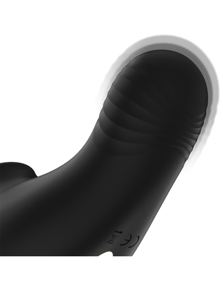 RITHUAL - SHUSHU PRO POCKET ESTIMULADOR CLITORIS 2 POTENTES MOTORES AZABACHE