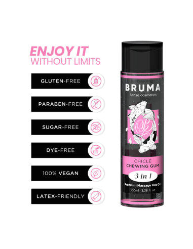 BRUMA - PREMIUM MASSAGE HOT OIL CHEWING GUM 3...
