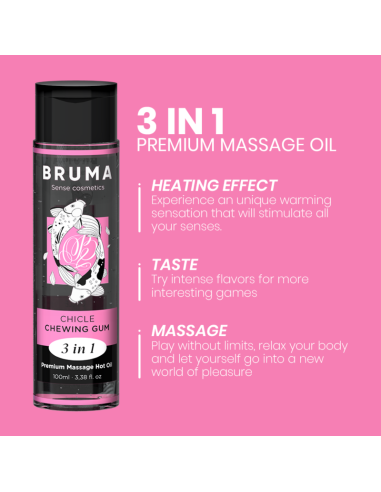 BRUMA - PREMIUM MASSAGE HOT OIL CHEWING GUM 3...