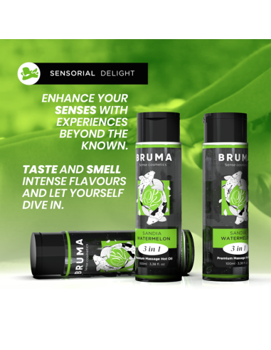 BRUMA - PREMIUM MASSAGE HOT OIL WATERMELON 3 IN...