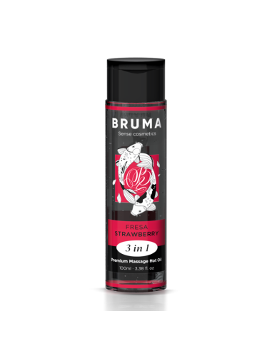 BRUMA - PREMIUM MASSAGE HOT OIL STRAWBERRY 3 IN...