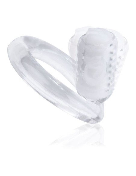 SCREAMING O - ANILLO VIBRADOR TRANSPARENTE GO Q VIBE