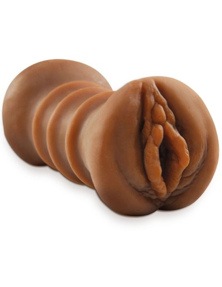 FETISH FANTASY EXTREME - MASTURBADOR REALISTICO DOBLE ENTRADO VAGINA  ANO MARRON