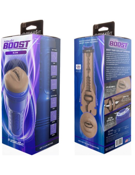 FLESHLIGHT BOOST - MASTURBADOR BOCA BLOW MD FLESH RP