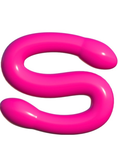 CLASSIX - DILDO DOBLE FLEXIBLE 43.7 CM ROSA
