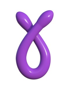 CLASSIX - DILDO DOBLE FLEXIBLE 43.7 CM MORADO 2