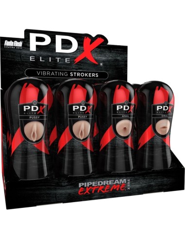 PDX ELITE - STROKER SET 12 UNITS: 6X VAGINA, 3X...