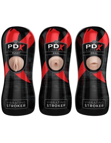 PDX ELITE - STROKER SET 12 UNITS: 6X VAGINA, 3X...