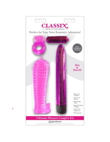 CLASSIX - KIT PARA PAREJAS CON ANILLO, FUNDA Y...