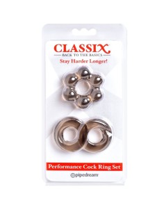 CLASSIX - SET 2 ANILLOS PENE GRIS 2