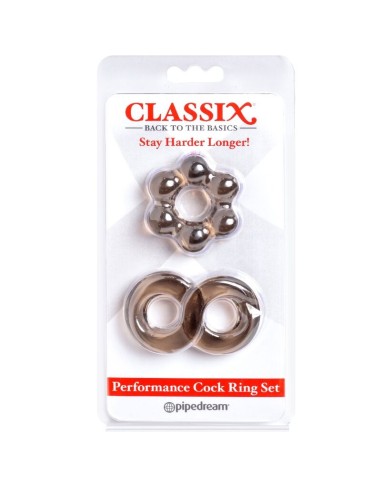 CLASSIX - SET 2 ANILLOS PENE GRIS
