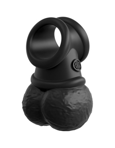KING COCK - ELITE ANILLO CON TESTICULOS DE...
