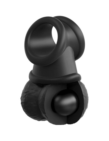 KING COCK - ELITE ANILLO CON TESTICULOS DE...