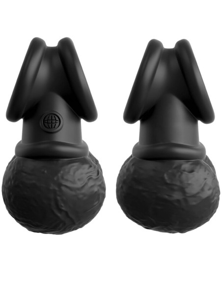 KING COCK - ELITE ANILLO CON TESTICULOS DE SILICONA