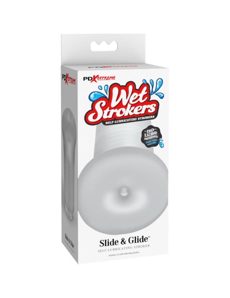 FETISH FANTASY EXTREME - SLIDE  GLIDE STROKER SILICONE TRANSPARENT
