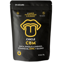 WUG GUM CUM CHICLE AUMENTADOR DE EYACULACION  SABOR A...