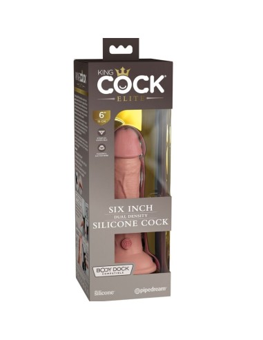 KING COCK - ELITE REALISTIC SILICONE DILDO 15.2 CM