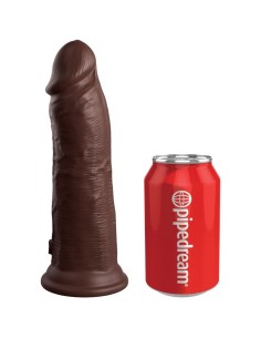 KING COCK - ELITE DILDO REALISTICO SILICONA 20.3 CM MARRON