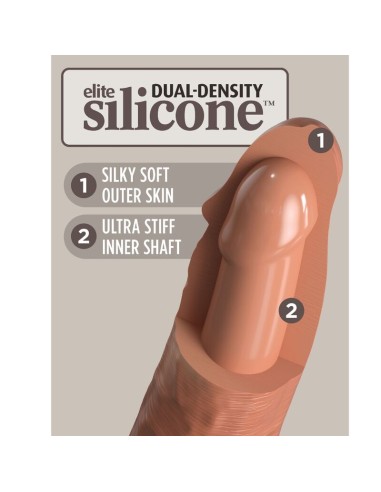 KING COCK - ELITE REALISTIC SILICONE DILDO 20.3...