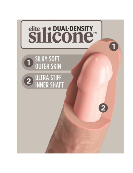 KING COCK - ELITE REALISTIC SILICONE DILDO 23 CM