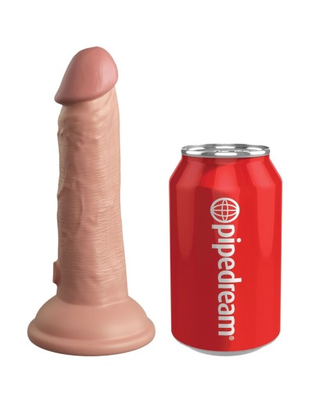 KING COCK - ELITE REALISTIC DILDO VIBRATING  SILICONE 15.2 CM