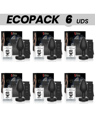ECOPACK 6 UDS - IBIZA PLUG ANAL CONTROL REMOTO...