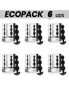 ECOPACK 6 UDS - BLACKSILVER RUPERT CADENA BOLAS ANALES 10 CM