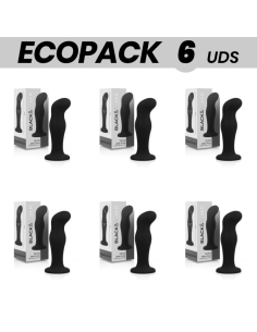ECOPACK 6 UDS - BLACKSILVER SEAN PLUG ANAL SILICONA...