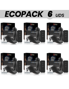 ECOPACK 6 UDS - IBIZA MASAJEADOR ANAL CONTROL REMOTO 11 x...