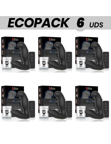 ECOPACK 6 UDS - IBIZA MASAJEADOR ANAL CONTROL...