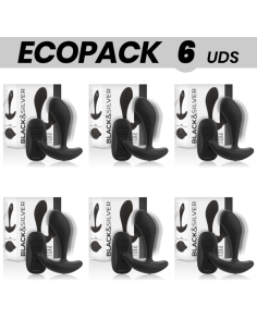 ECOPACK 6 UDS - BLACKSILVER DWAYNE PLUG ANAL SILICONA...