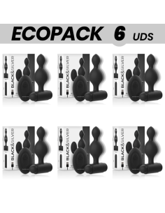 ECOPACK 6 UDS - BLACKSILVER TUCKER PEQUEÑO PLUG ANAL...
