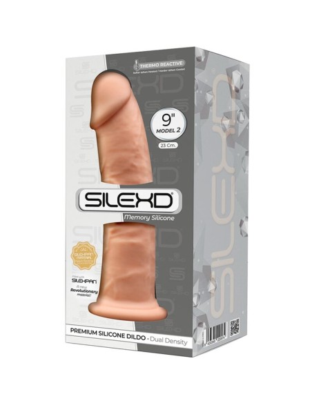 SILEXD - MODELO 2 PENE REALISTICO SILICONA PREMIUM SILEXPAN 23 CM